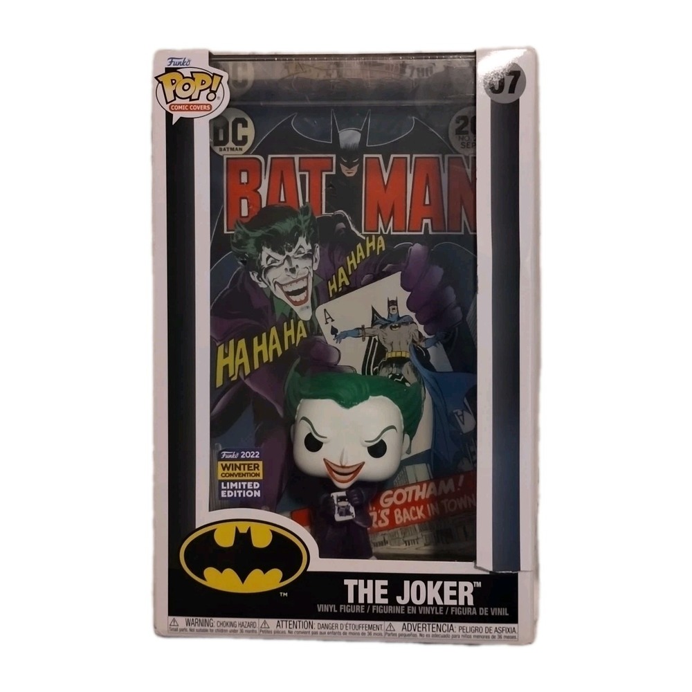 Funko POP Comic Covers The‎ Joker #07 Winter Convention 2022 Limited Edition